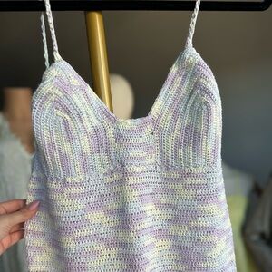 Pastel Knit Women's Dress